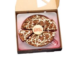 Rocky Road Chocolate Pizza with Choice of Plaque